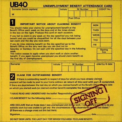 UB40 - Signing Off / Color: Rojo  / 2xLP / EAN: 0602435075808