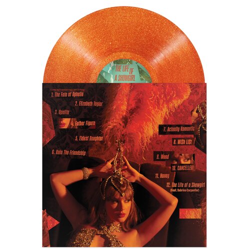 Taylor Swift - The Life Of A Showgirl / Color: Orange Glitter / 1xLP / EAN: 0602478225260